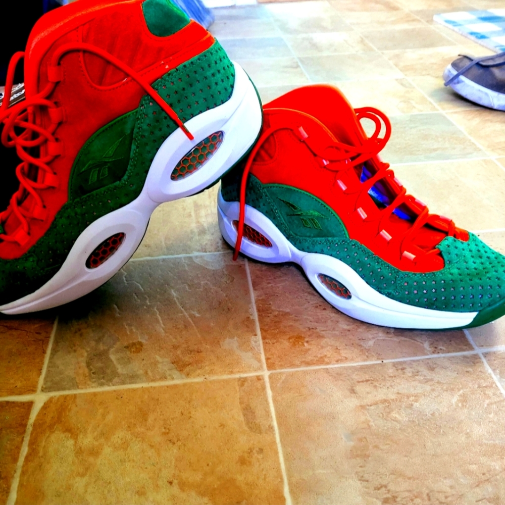 Allen iversons reebok basketball shoes